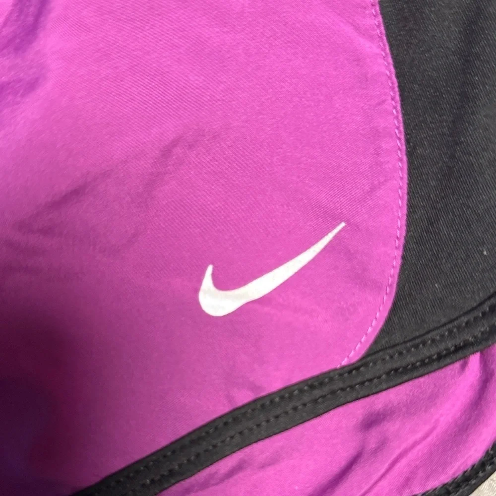 Nike Women's Athletic Shorts in Purple and Black